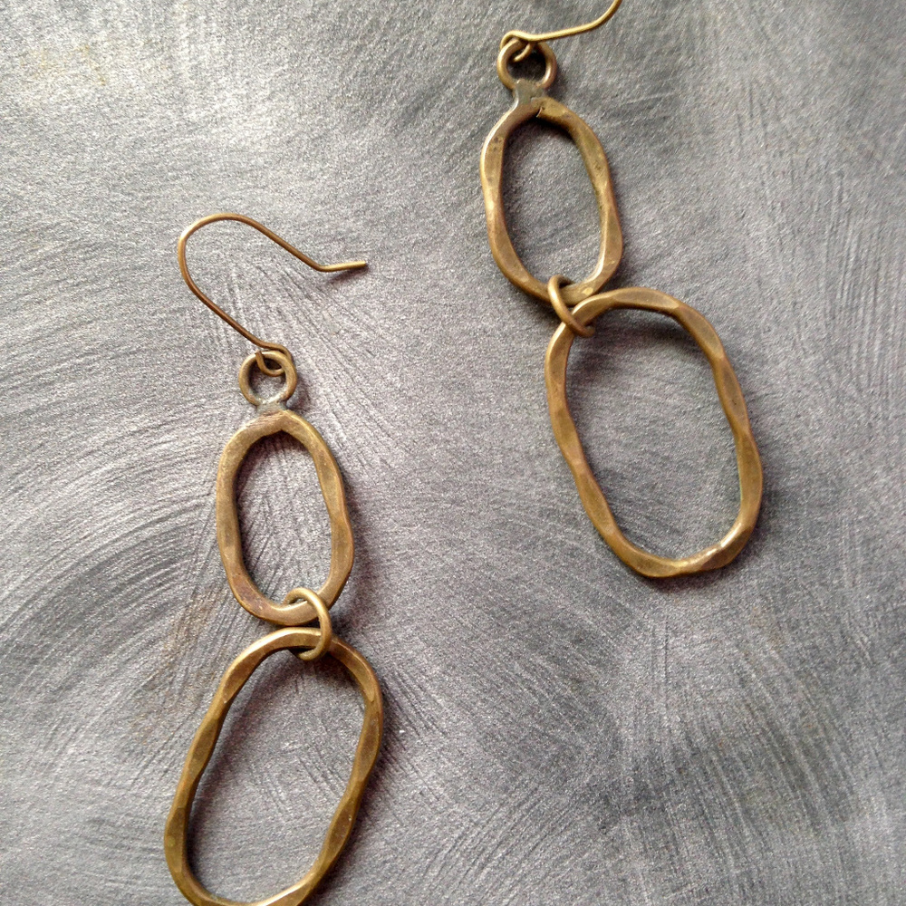 Dangle Gold Earrings